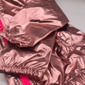 Cat & Jack - Rose Gold Metallic Rain Coat